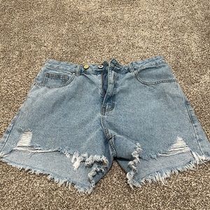 high waisted shorts
